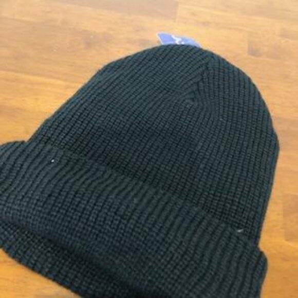 Decky Criccas Black Beanie Hat OS NWT. - Picture 4 of 9